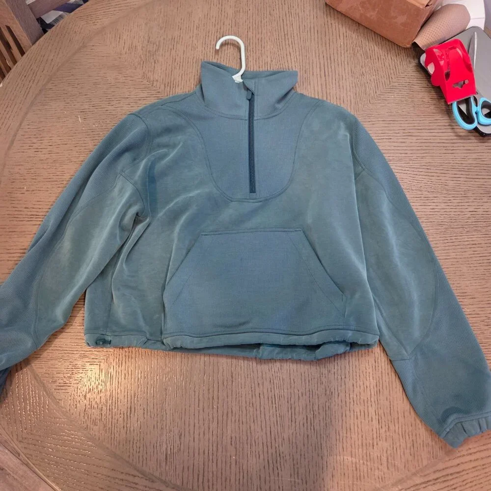 Lululemon‎ Brushed Softstreme Ribbed Half Zip